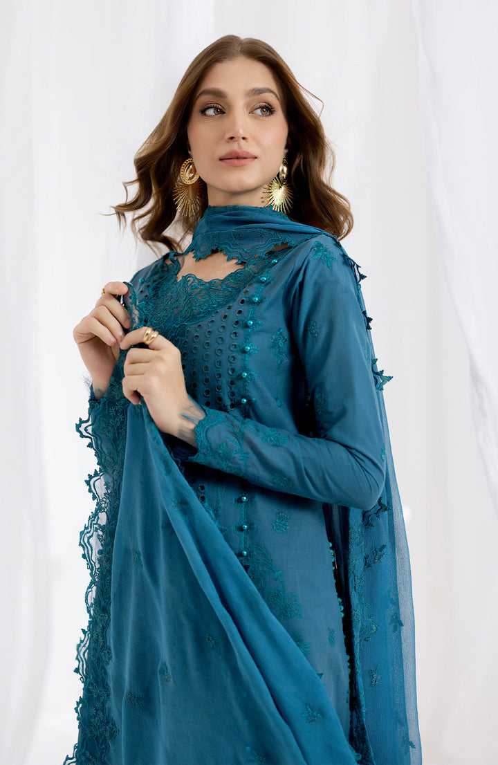 Saphira | 3Pc Lawn Embroidered Suit