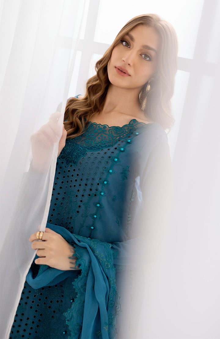 Saphira | 3Pc Lawn Embroidered Suit