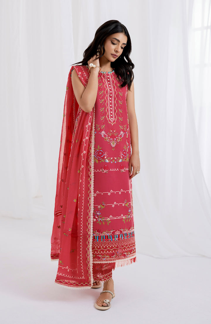 Rosso | 3Pc Lawn Embroidered Suit