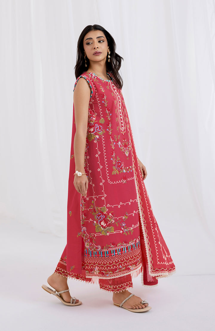 Rosso | 3Pc Lawn Embroidered Suit