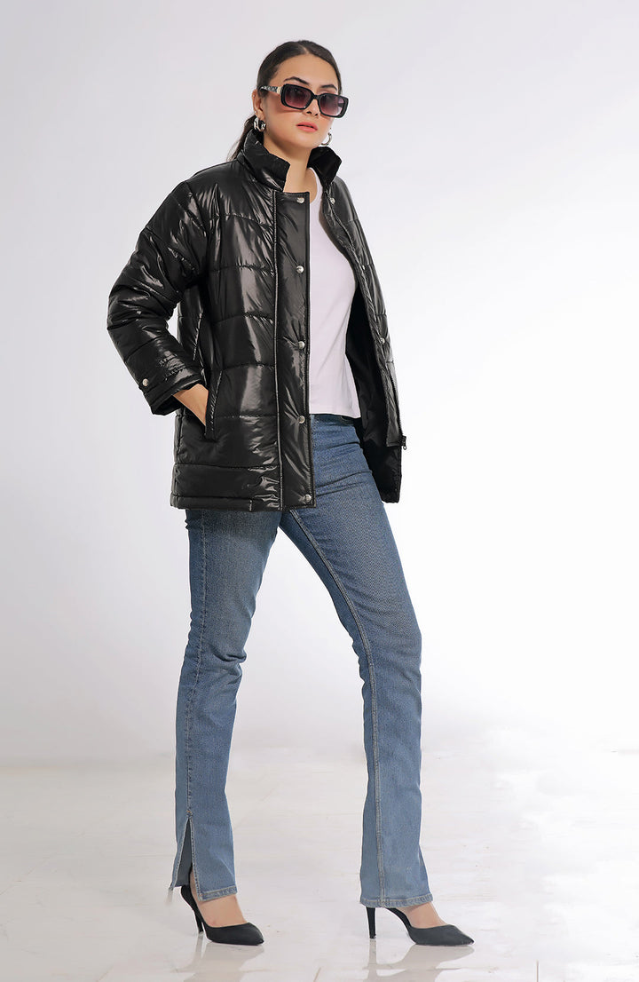 Quilted Long Jacket