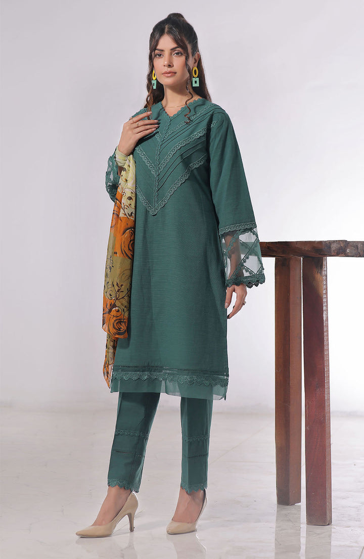 Hollyhock | Co-ords Stitched 2PC Khaddar Solid