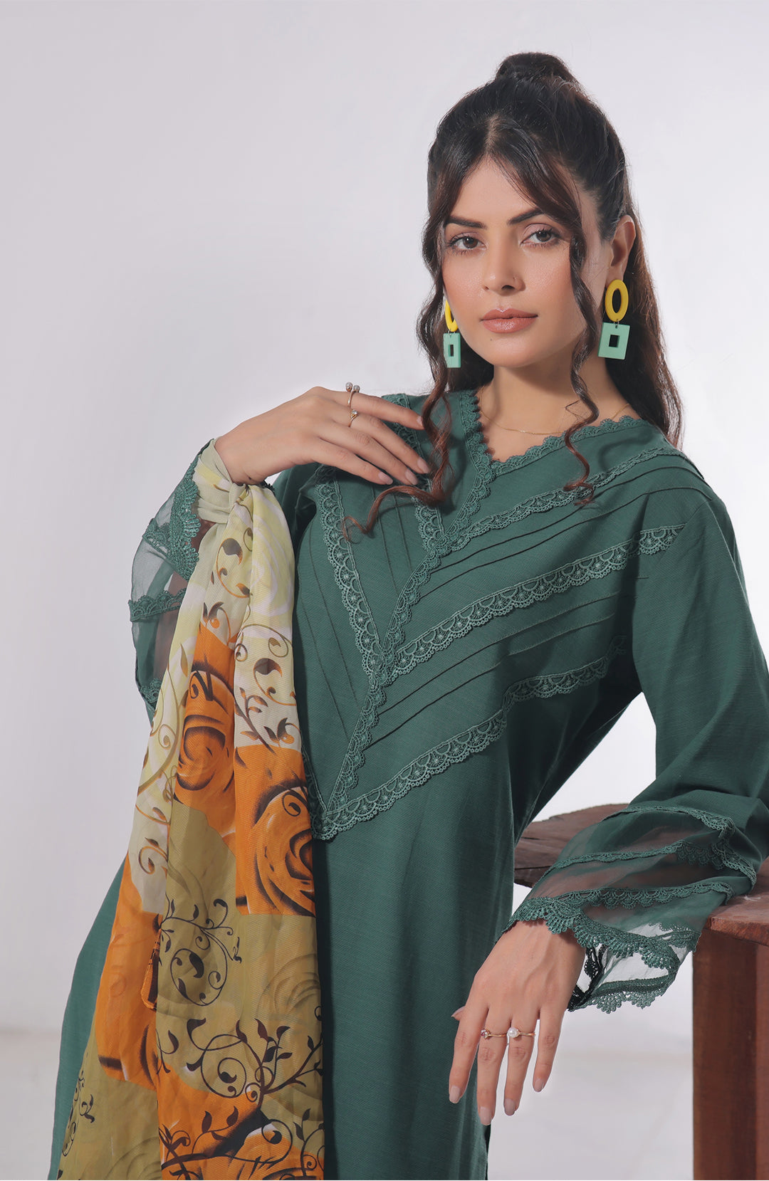 Hollyhock | Co-ords Stitched 2PC Khaddar Solid