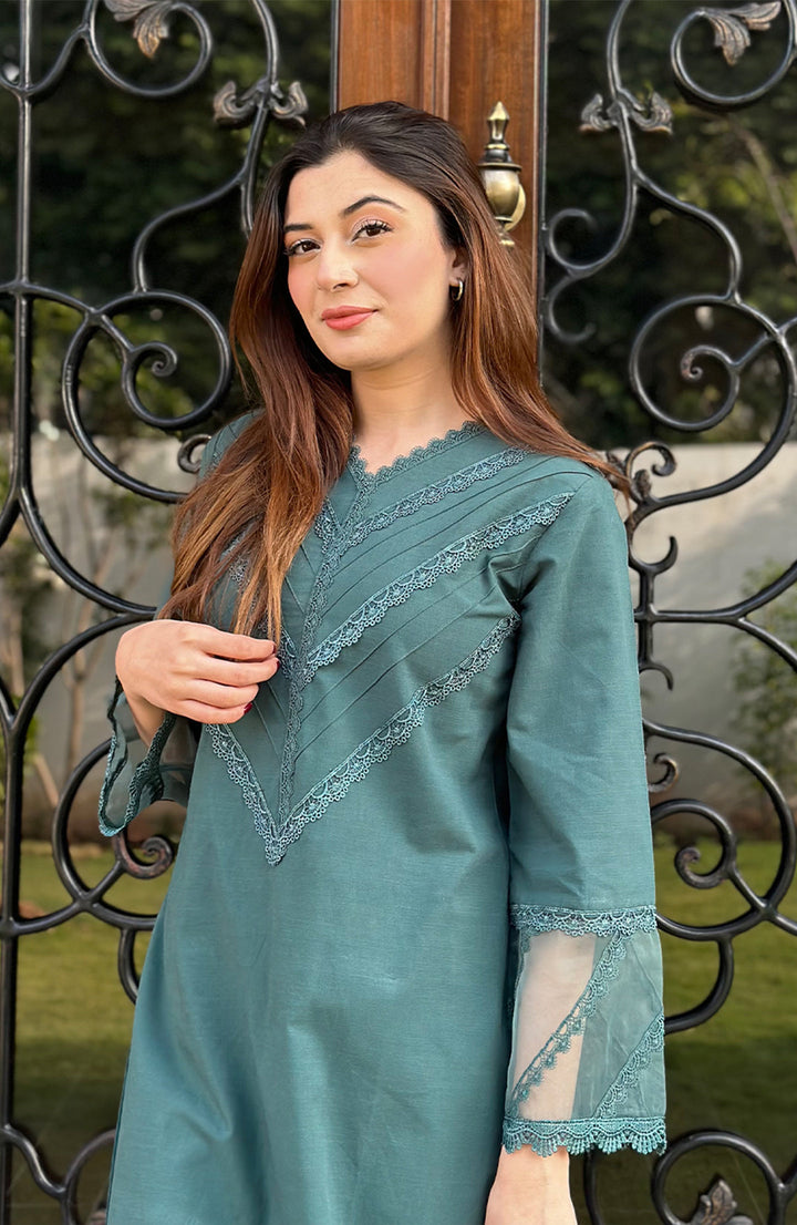 Hollyhock | Co-ords Stitched 2PC Khaddar Solid