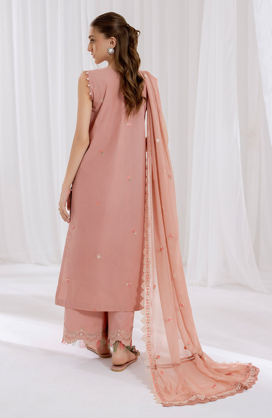Elise | 3Pc Lawn Embroidered Suit