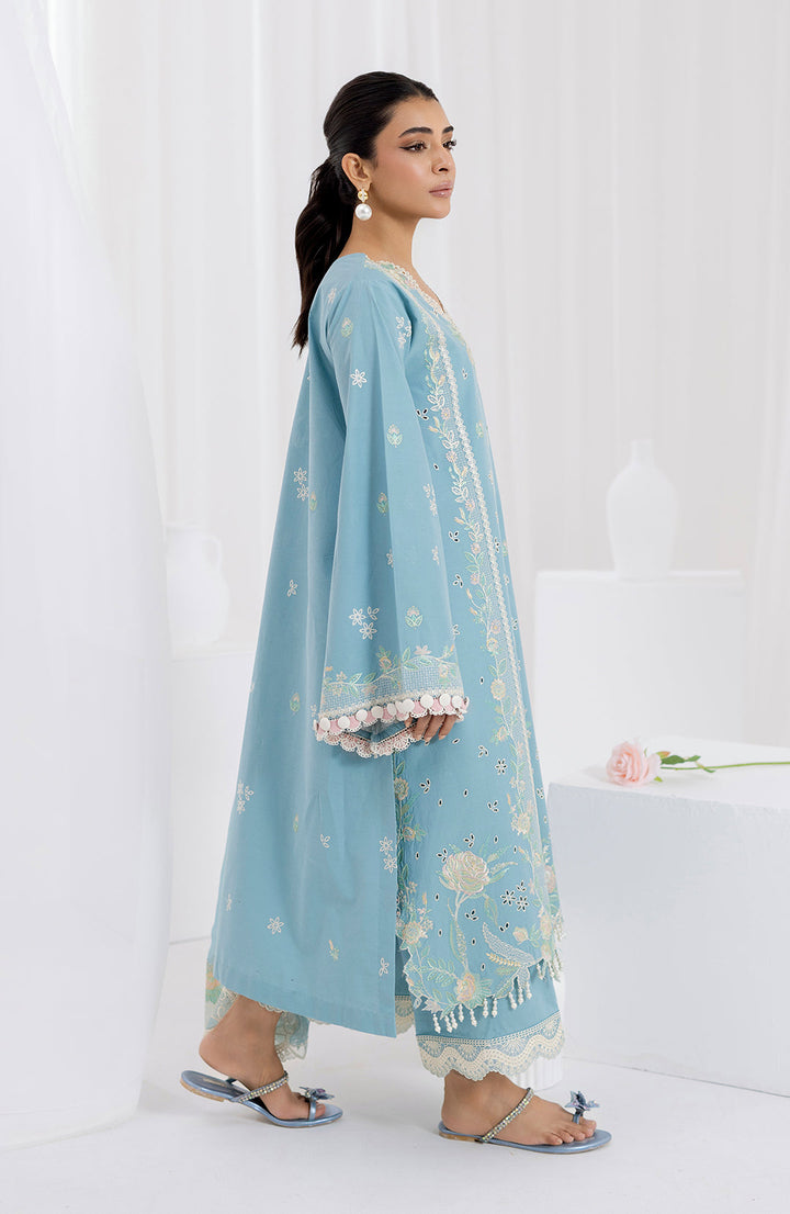Glacea | 3Pc Lawn Embroidered Suit