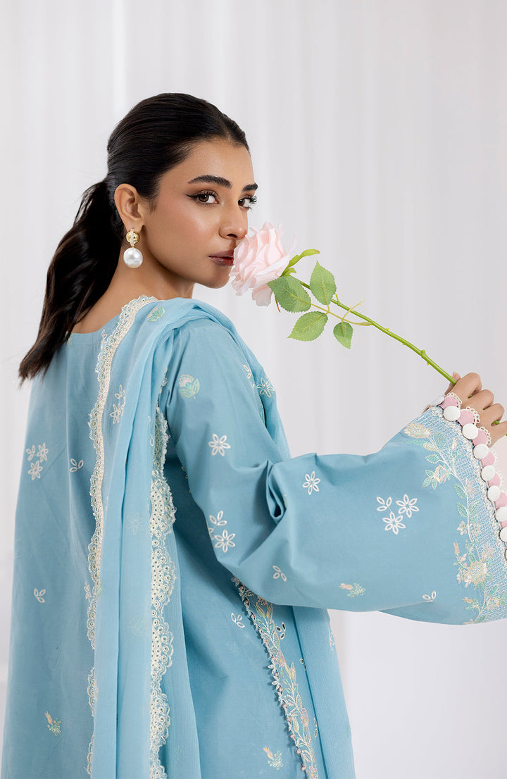 Glacea | 3Pc Lawn Embroidered Suit