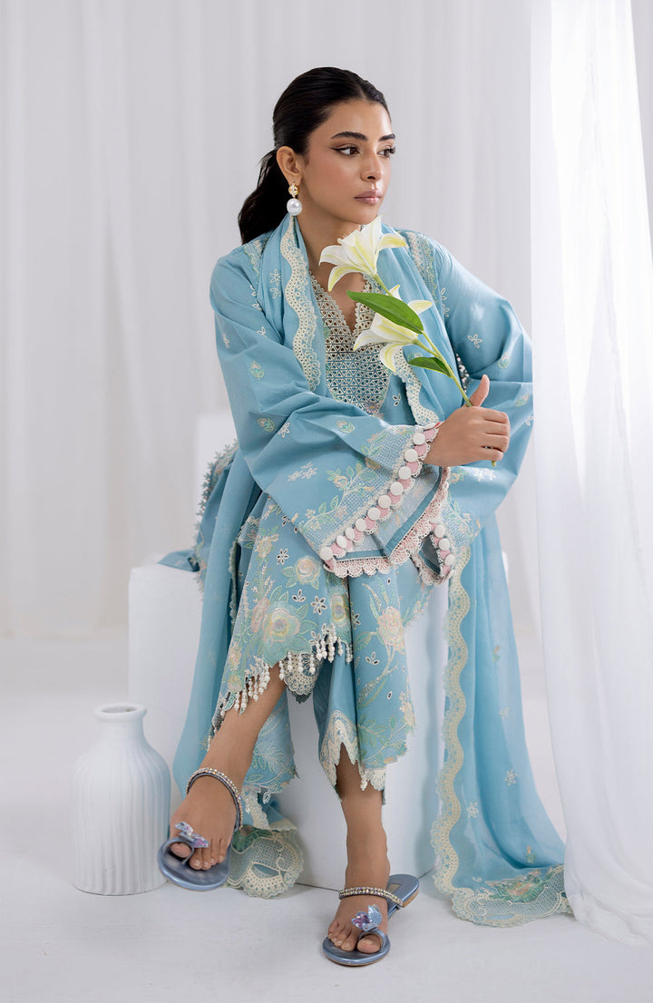 Glacea | 3Pc Lawn Embroidered Suit
