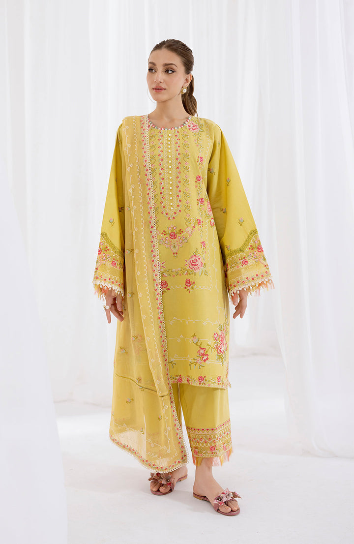 Solene | 3Pc Lawn Embroidered Suit