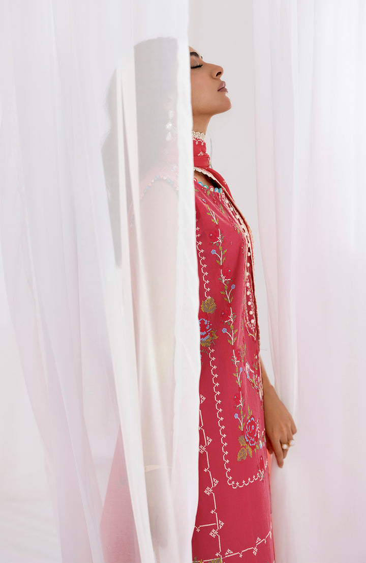 Rosso | 3Pc Lawn Embroidered Suit