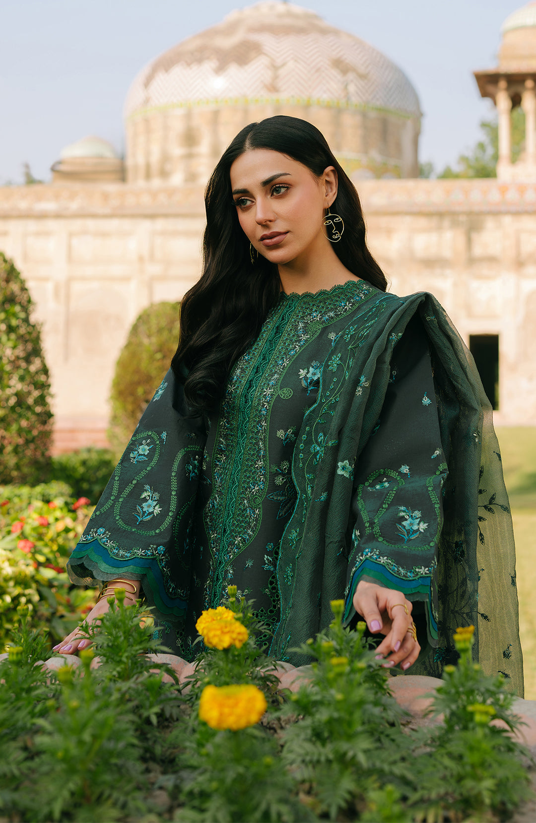 Mirana | 3Pc Lawn Embroidered Suit