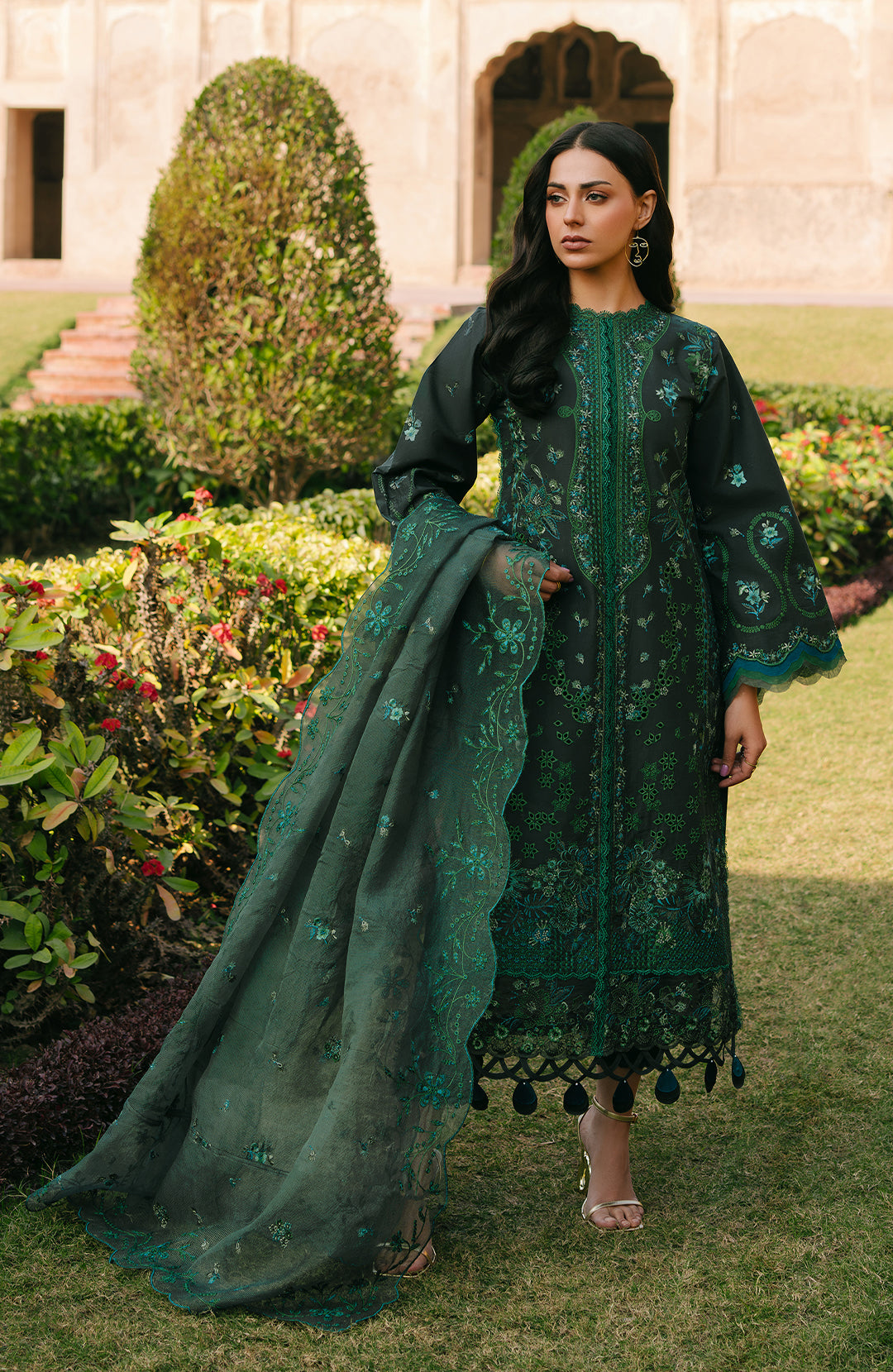 Mirana | 3Pc Lawn Embroidered Suit