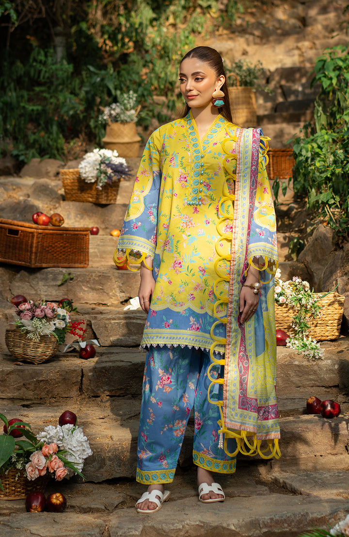 Daffodil | 3Pc Printed Lawn Suit