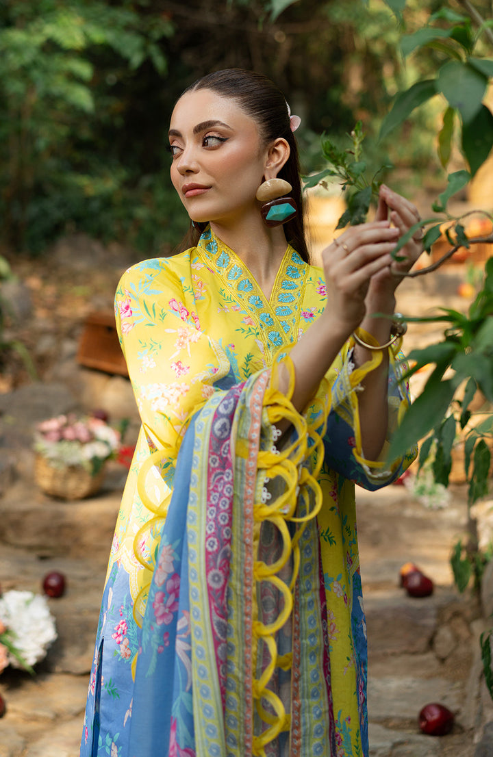 Daffodil | 3Pc Printed Lawn Suit
