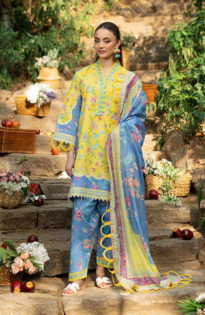Daffodil | 3Pc Printed Lawn Suit
