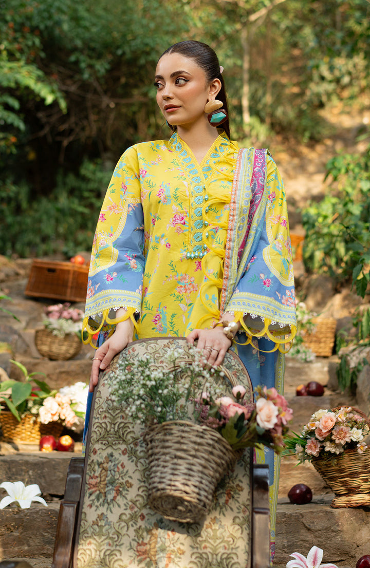 Daffodil | 3Pc Printed Lawn Suit