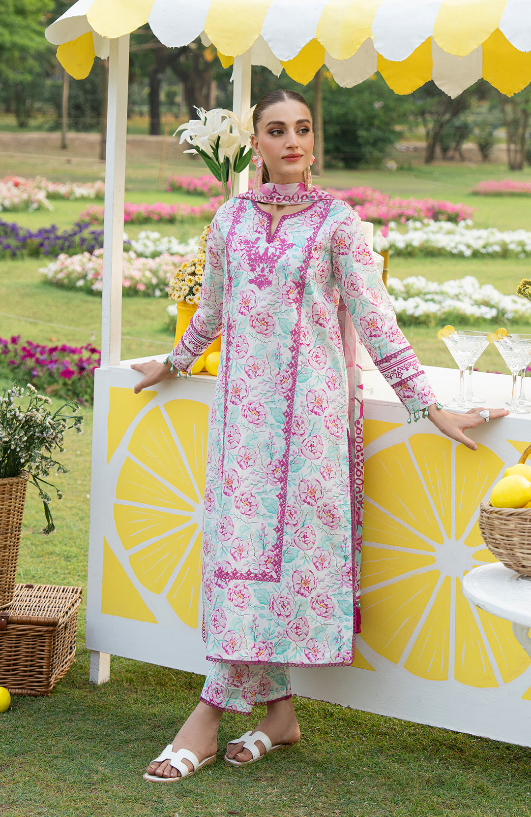 Daisy | 3Pc Printed Lawn Suit