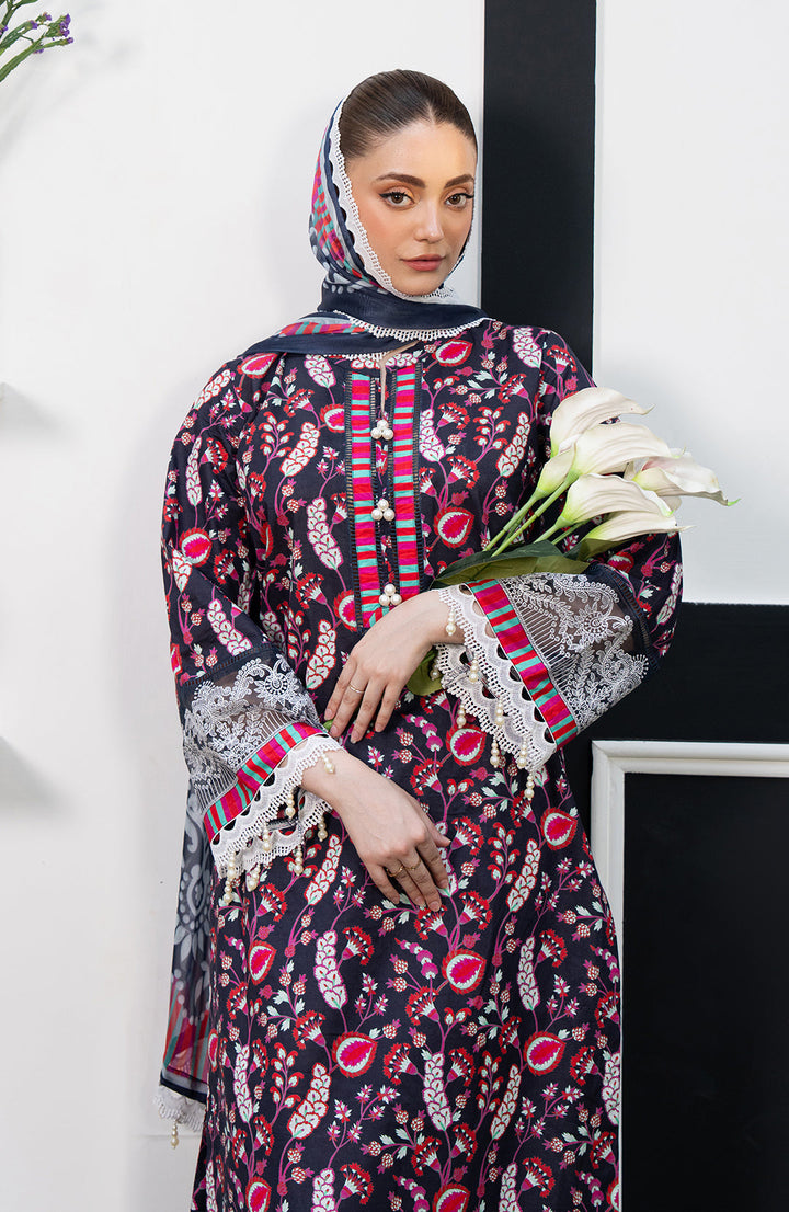 Hydrangea | 3Pc Printed lawn Suit