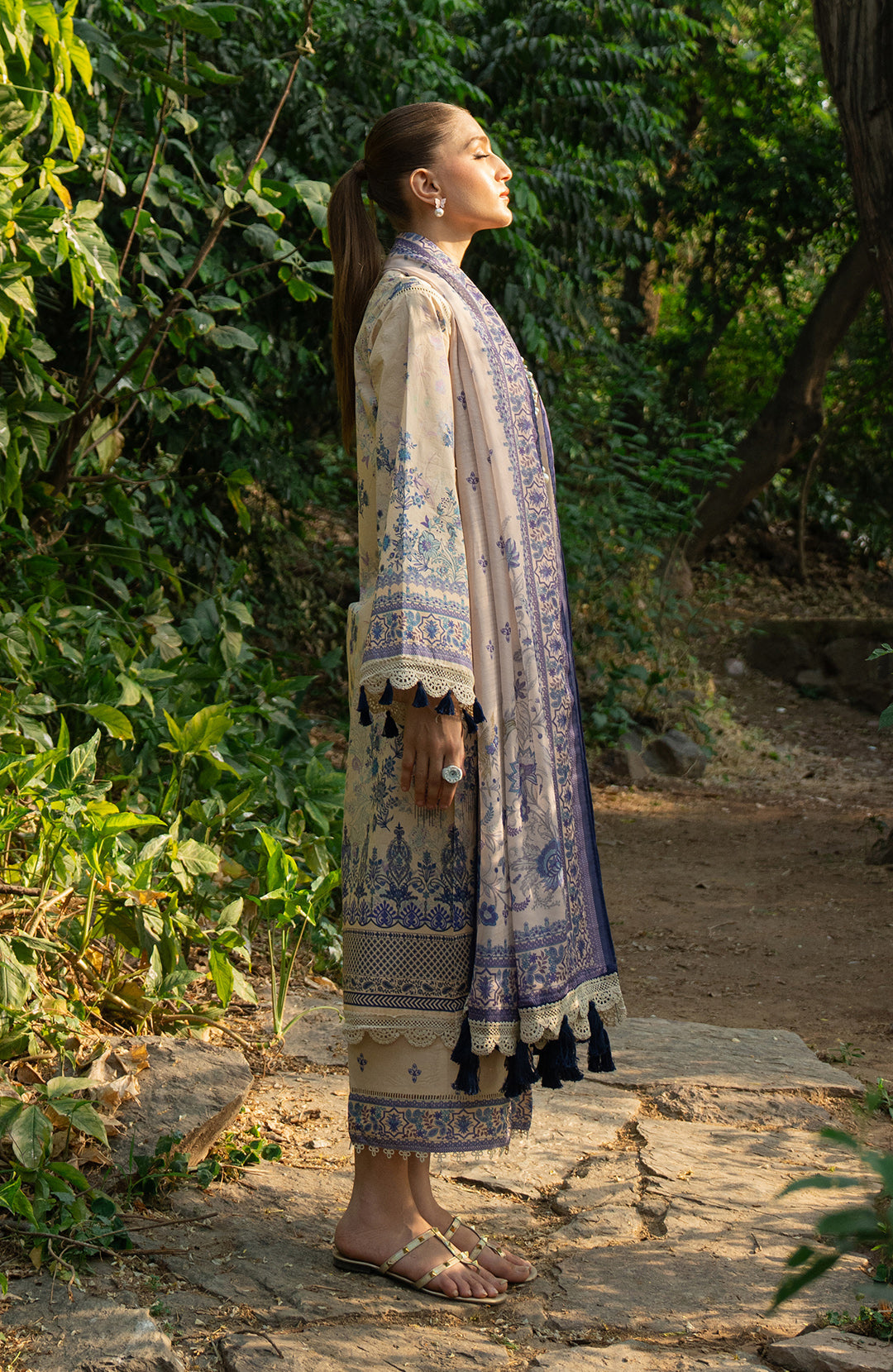Magnolia | 3Pc Printed Lawn Suit
