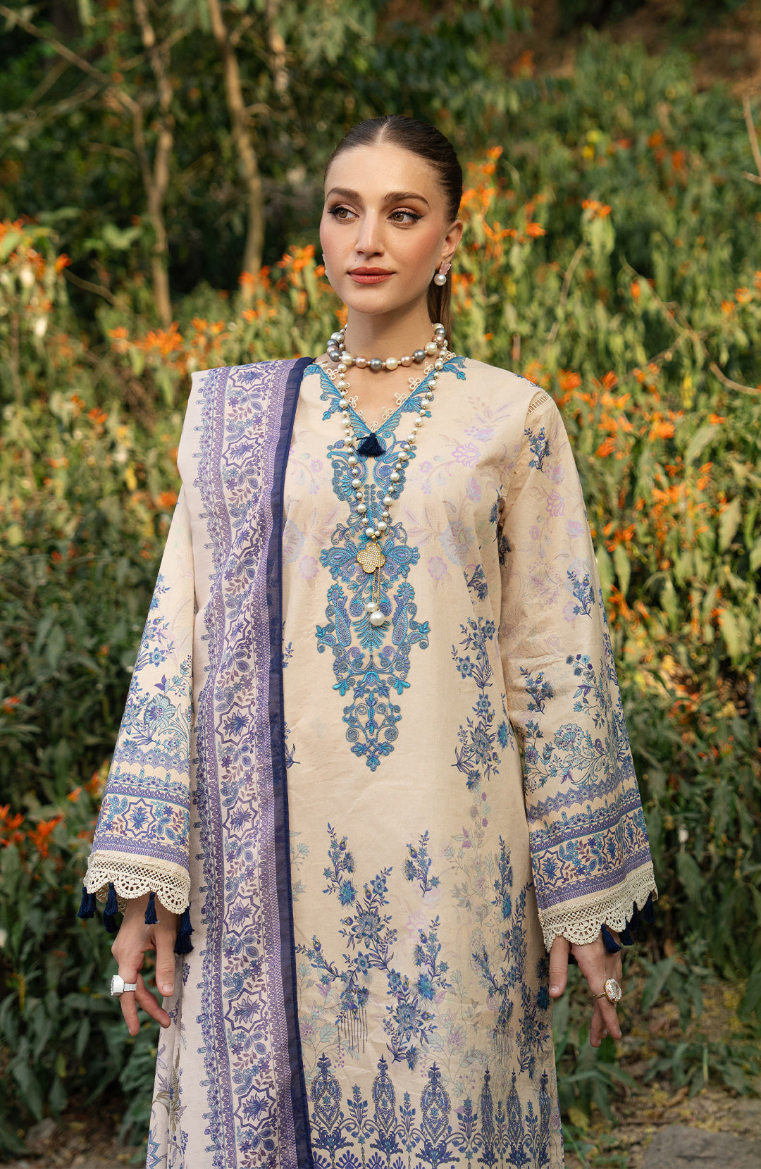 Magnolia | 3Pc Printed Lawn Suit