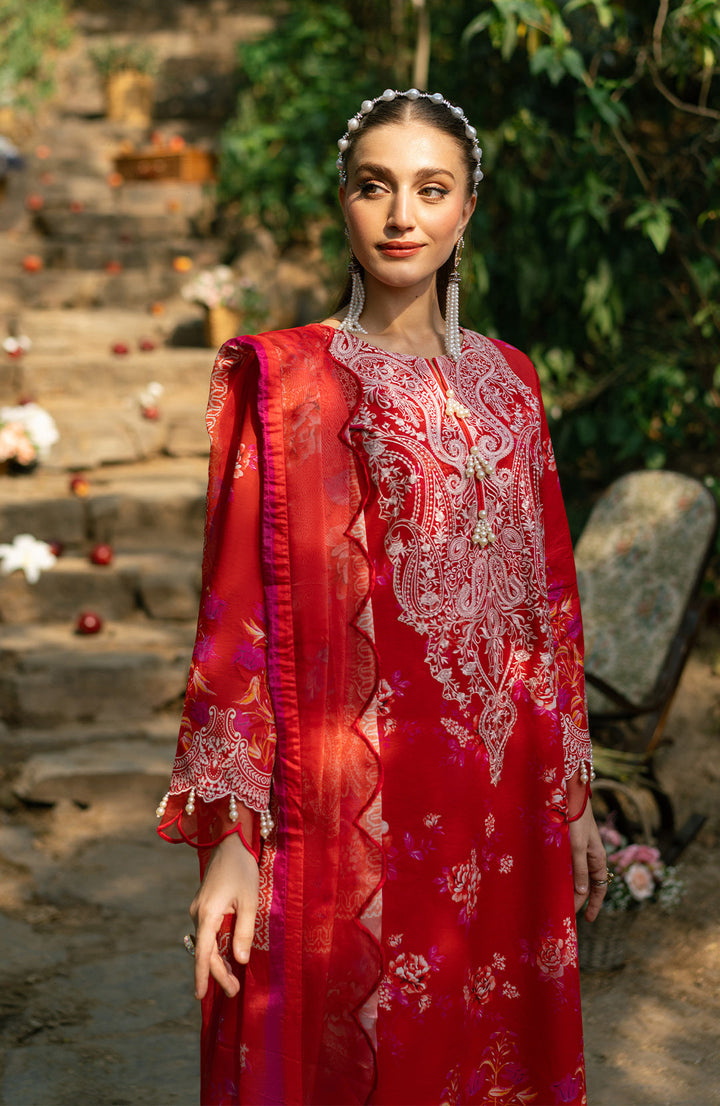 Scarlet | 3Pc Printed Lawn Suit