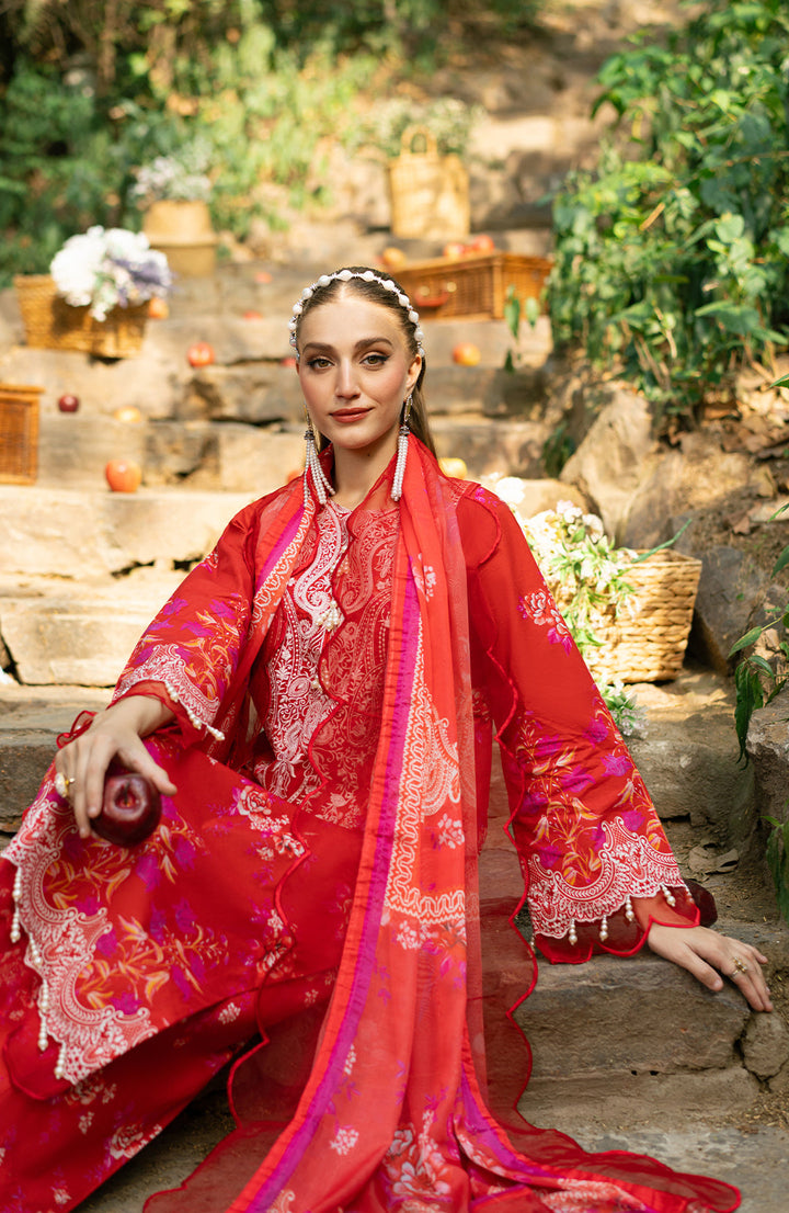 Scarlet | 3Pc Printed Lawn Suit